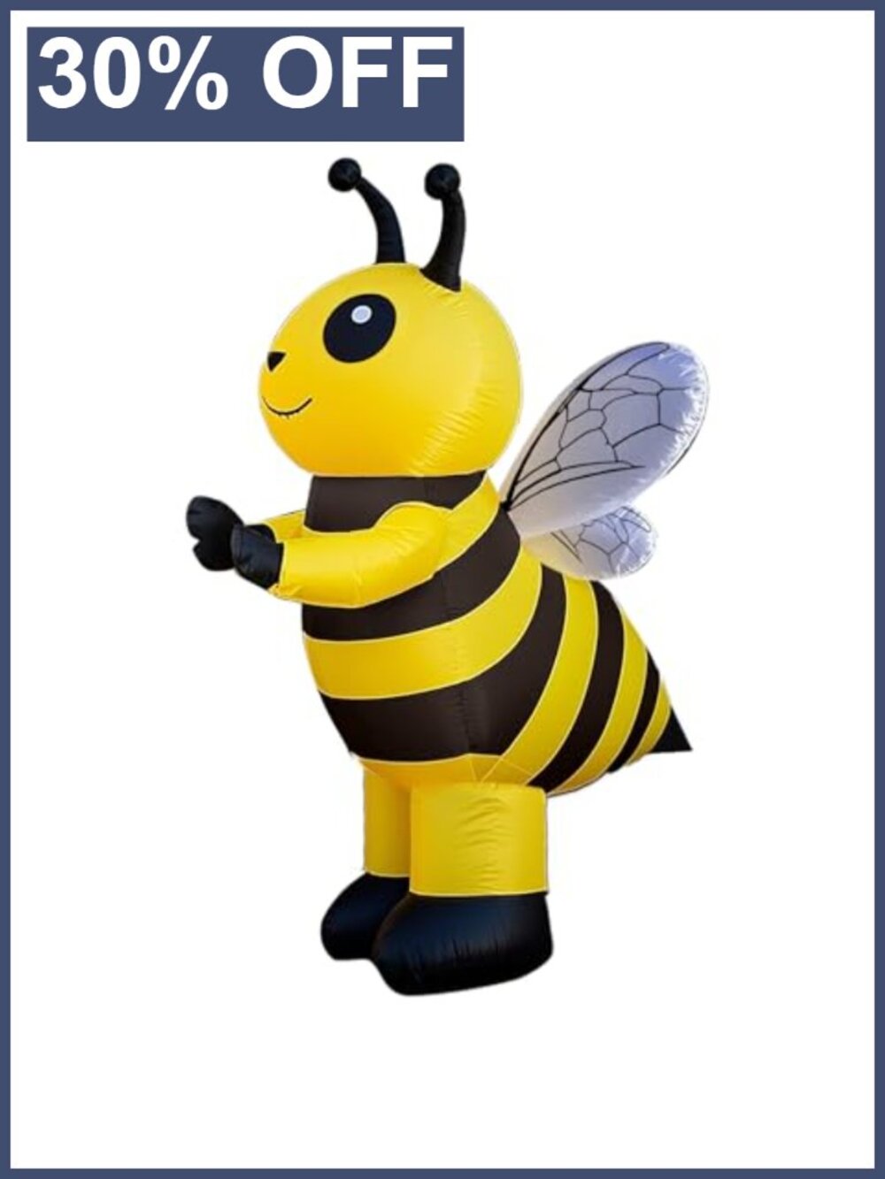 Inflatable Bee Costume Full Body Blow Up Adult Halloween Cosplay